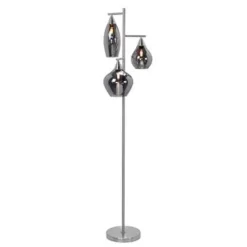 Highlight Vloerlamp Cambio - 3 Lichts - 160 Cm - Mat Chroom