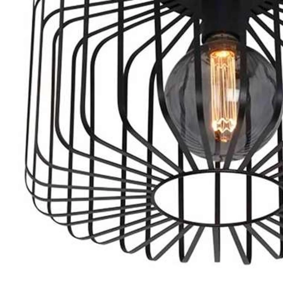 Freelight Plafondlamp Stecca - Ø 40 Cm - Zwart - Afbeelding 2