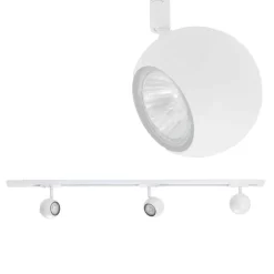 Highlight Railsysteem Trackline 100 Cm - 3 Retrobol Spots - Wit