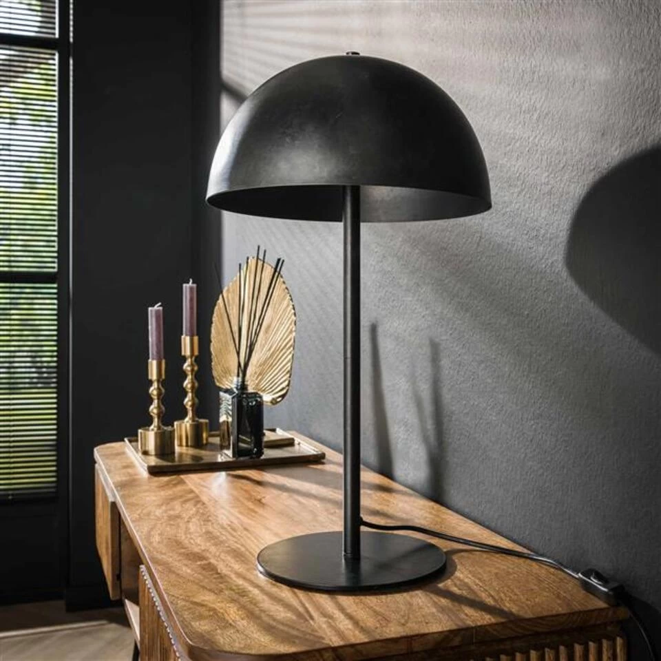 Hoyz - Tafellamp 2L Shield Metal - Donkergrijs - Afbeelding 3