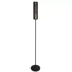 Freelight Vloerlamp Forato - H 175 Cm - Bruin - Zwart
