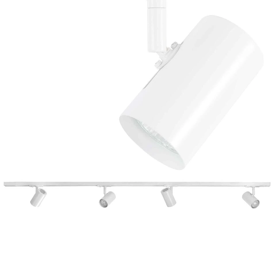 Highlight Railsysteem Trackline 150 Cm - 4 Cilinder Spots - Wit