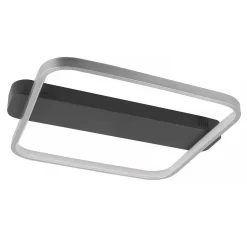 Highlight Plafondlamp Ascona - L 46 B 40 Cm - Mat Chroom-zwart