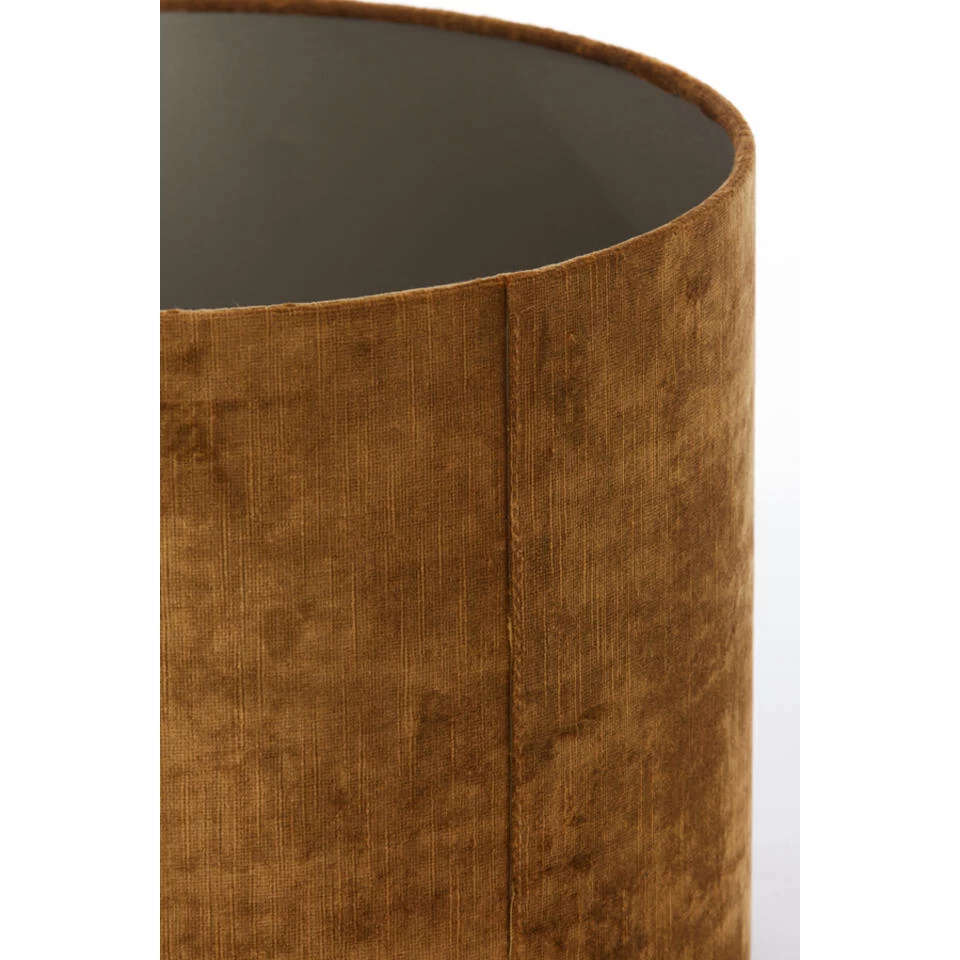 Cilinder Lampenkap Gemstone - Goud - Ø30x21cm - Afbeelding 4