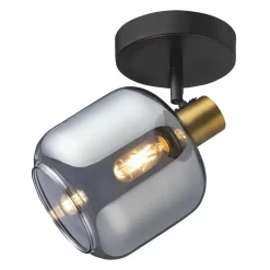 1-Spot Toulouse - Zwart - 17.5x14.5x11 Cm