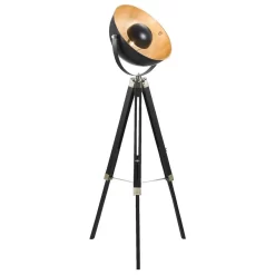 Vloerlamp Brugge - Goudkleurig/zwart - 155 Cm