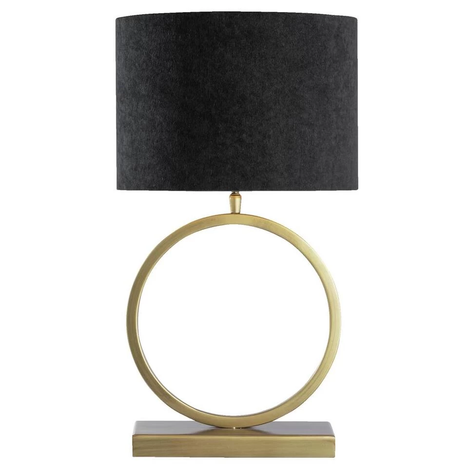 Voet Tafellamp Xavi - Bronskleur - 38x27x11 Cm - Afbeelding 2