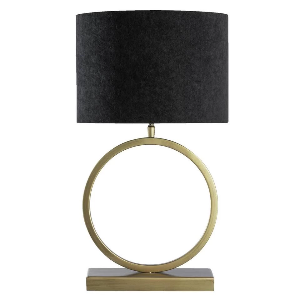 Voet Tafellamp Xavi - Bronskleur - 38x27x11 Cm - Afbeelding 3