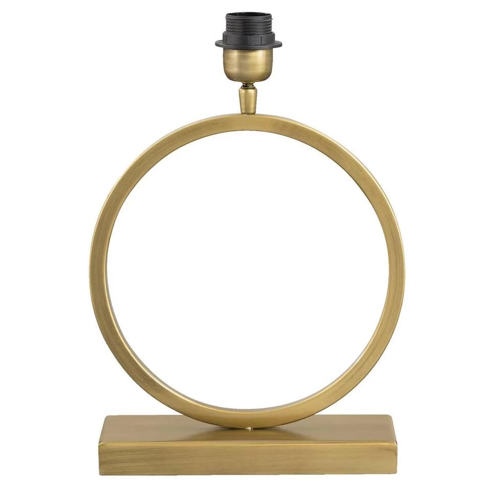 Voet Tafellamp Xavi - Bronskleur - 38x27x11 Cm