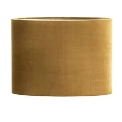 Kap Ovaal - Lichtbruin Velours - 28,5x38x17,5 Cm