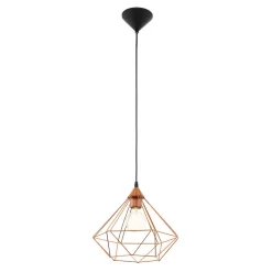 EGLO Hanglamp Tarbes 1 - Koperkleurig