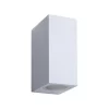 Lucide LED Wandspot Buiten ZORA IP44 - Wit - 9x6,5x15 Cm