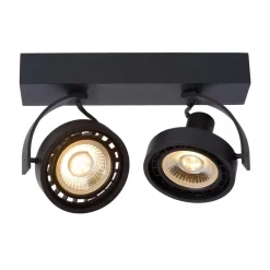 Lucide Plafondspot Dorian 2 Lamp - Zwart