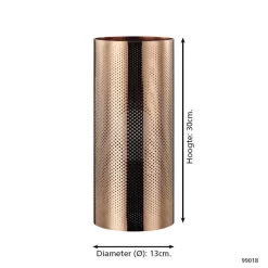 EGLO Tafellamp Tabiago - Zwart/rose Goud