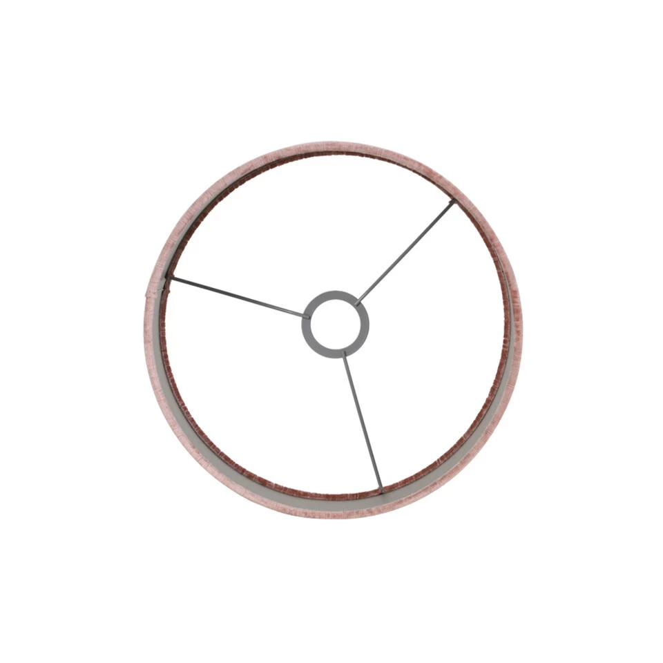 Cilinder Lampenkap Gemstone - Oudroze - Ø40x30cm - Afbeelding 3