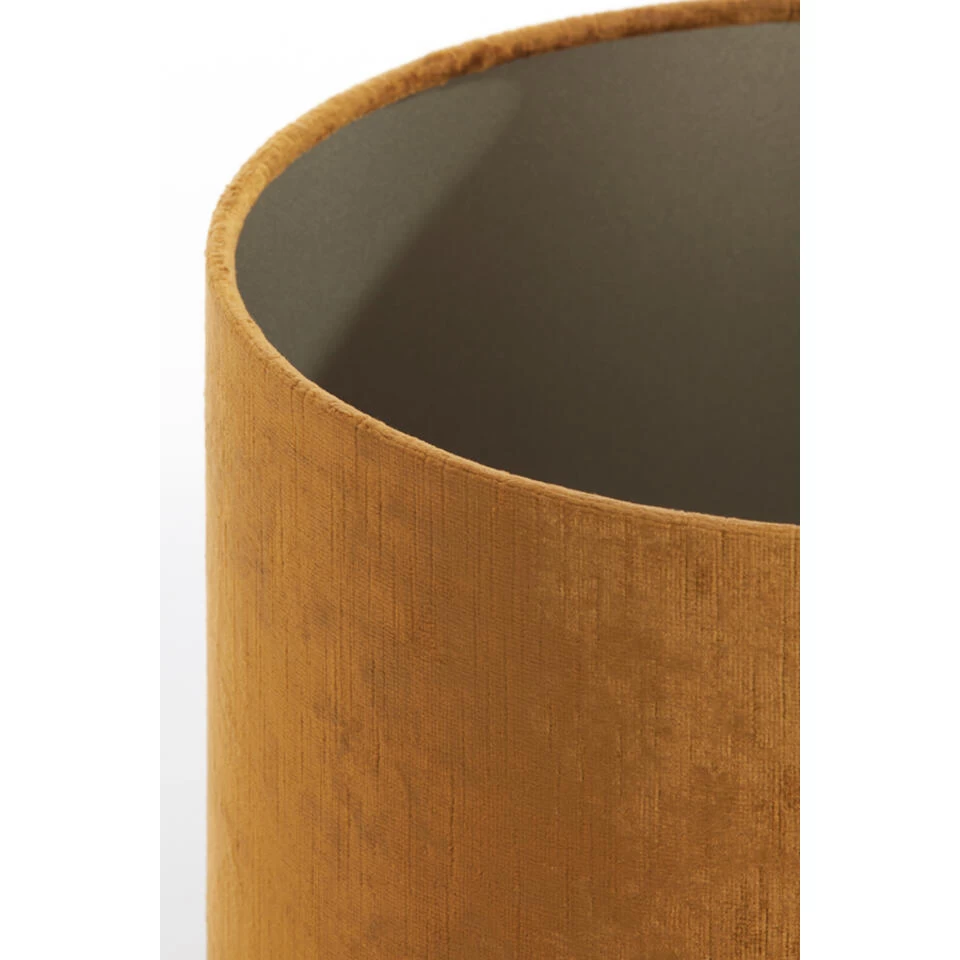 Cilinder Lampenkap Gemstone - Goud - Ø35x30cm - Afbeelding 4